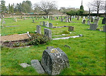 SP4414 : Bladon churchyard by Graham Horn