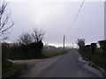 TM4368 : Yoxford Road & the footpath to Fenstreet Road by Geographer
