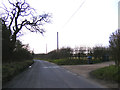 TM4069 : Westleton Road & entrance to Old Hall & Old Hall Farm by Geographer