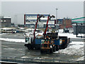 Snow at Luton Airport