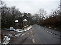 Disused lodge near The Hendre