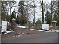 Entrance to Maindiff Court Hospital, Abergavenny