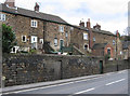 Milford - rear of houses on Hopping Hill