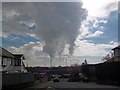 Man-made cumulus cloud, Uskmouth