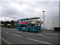 Bus at Fosse Park shopping centre