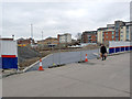 New roadway at Beeston Bus Station