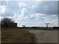 Treslea Downs and an unusual signpost