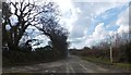 Signpost at junction south of Cardinham