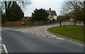 Looking along Bedfield Lane in Headbourne Worthy