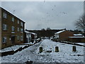 Looking from Froxfield Road down to Barton