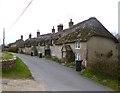 Moreton, thatched cottages