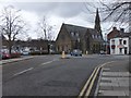 Roundabout at the junction of Damside and Bridge Street