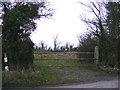 Field entrance off Strawberry Lane junction