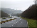 A30 Okehampton bypass and a lay-by