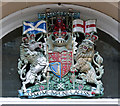 A coat of arms at Selkirk Sheriff Courthouse