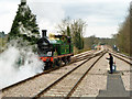 Running round at East Grinstead, Bluebell Railway