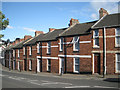 Stepped terraced houses, west end of Bitton Park Road, Teignmouth