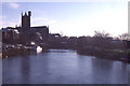 SO8454 : Worcester Cathedral from the Severn Bridge by Christopher Hilton