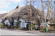 SU3642 : Thatched cottage - Goodworth Clatford by Mr Ignavy