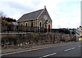 Side view of the Catholic church, Aberkenfig