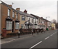 Bridgend Road houses between East Street and New Street, Aberkenfig