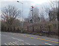 Red semaphore railway signal, Aberkenfig