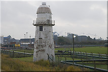 TA1818 : Killingholme Lighthouse (White) by JEZ NORGAN