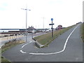 Hairpin bend at Roker, near Sunderland