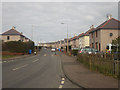 Looking along Seaview, Newfields housing estate