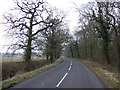 Minor road heading east, Three Gates