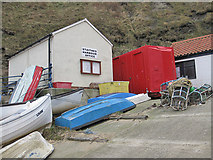 NZ7818 : Staithes Harbour Office by Pauline E