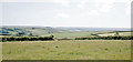 SX7943 : Panorama SW from Coleridge Farm, Chillington 1969 by Ben Brooksbank