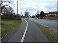 Cycle path beside the B4087
