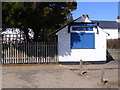 Coastguard kiosk on Dunwich Heath