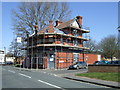 The Hop Pole pub (being refurbished)