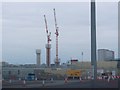 Construction within the Olympic Park