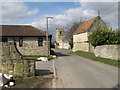 Back Lane and church