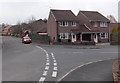 Corner of Forge Close and The Brades, Caerleon