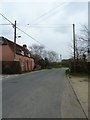 Approaching the junction of Pilley Hill and Church Lane