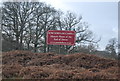 SX9783 : Sign for Powderham Castle by N Chadwick