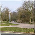 Path near Birchwood Shopping Centre