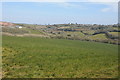 View across a valley to Llanybri