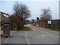 Where the tarmac ends, at the edge of Aspull