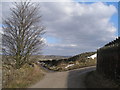 Junction for Birch Close south of Weecher Reservoir