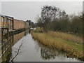 The Wey Navigation: view south-west from the Tanyard Bridge