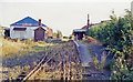 Dereham station remains, 1991