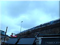 View of the railway viaduct from Stoney Street