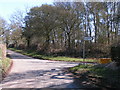 Lane junction near Breinton