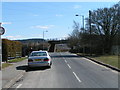 On Hoarwithy Road, Lower Bullingham, Hereford, looking south towards the railway bridge