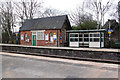 Shelters old and new at Glazebrook Station